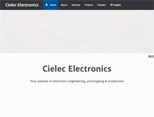 Tablet Screenshot of cielec.be